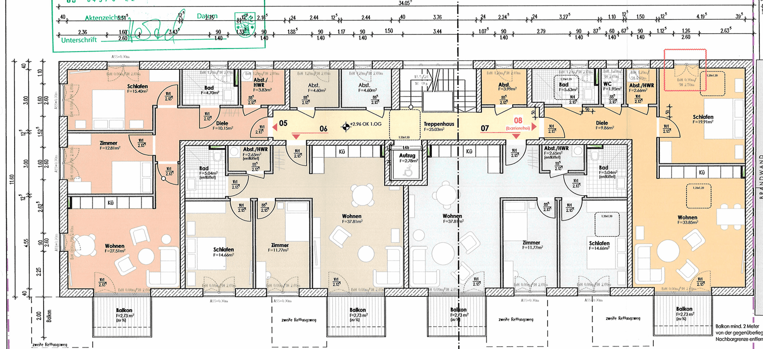 3 bedroom flat to rent, 77 m², Hamburger Allee 51b, Nauen, Brandenburg 3 bedroom flat to rent, 77 m², Hamburger Allee 51b, Nauen, Brandenburg