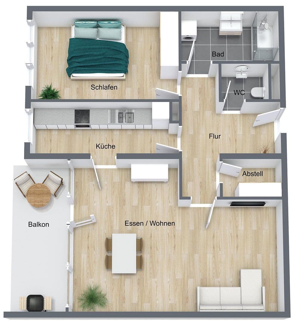 2 bedroom flat for sale, 71 m², Kempten (Allgäu), Bavaria 2 bedroom flat for sale, 71 m², Kempten (Allgäu), Bavaria