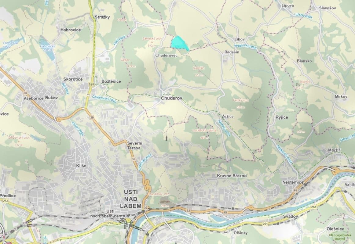 plot for sale, 64,293 m², Chuderov, Ústecký Region plot for sale, 64,293 m², Chuderov, Ústecký Region