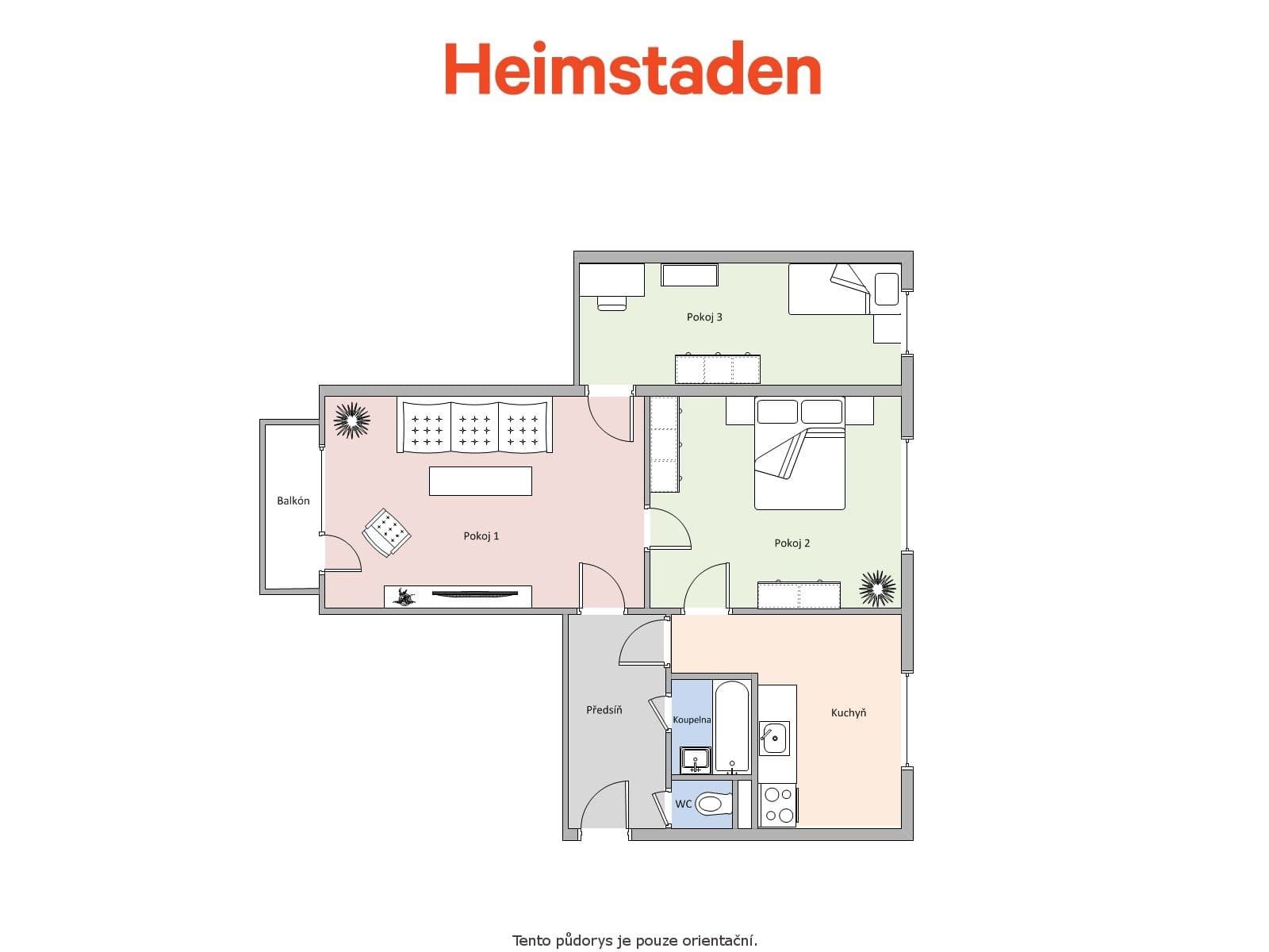 3 bedroom flat to rent, 60 m², Gustava Klimenta, Havířov, Moravskoslezský Region 3 bedroom flat to rent, 60 m², Gustava Klimenta, Havířov, Moravskoslezský Region