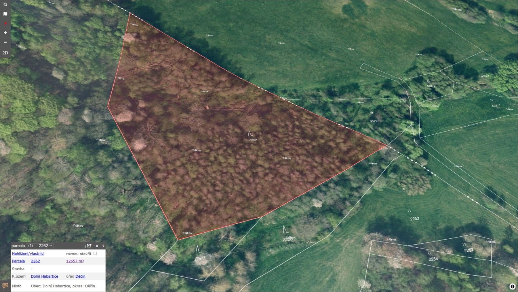 plot for sale, 12,657 m², Dolní Habartice, Ústecký Region plot for sale, 12,657 m², Dolní Habartice, Ústecký Region