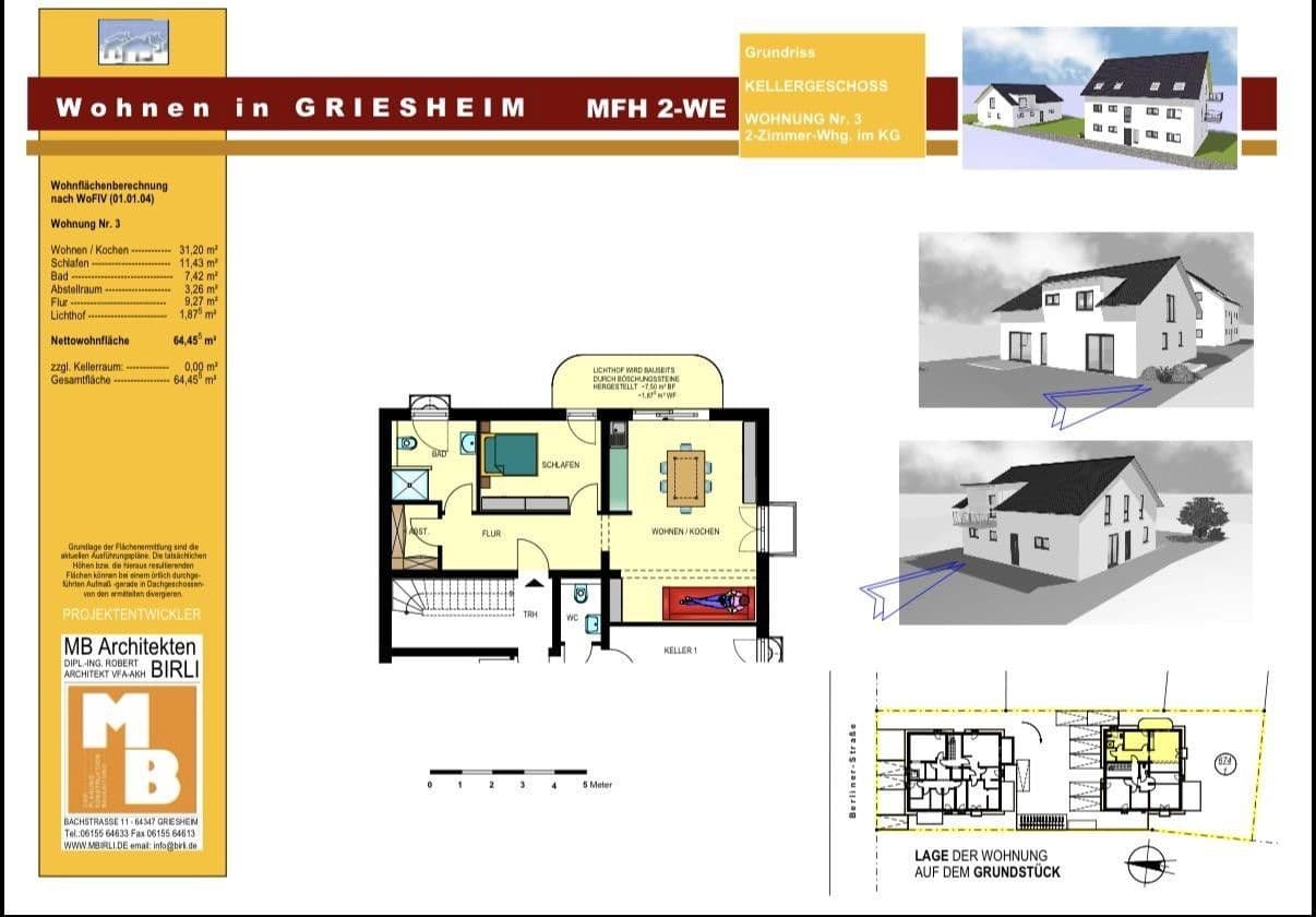 2 bedroom flat to rent, 64 m², Griesheim, Hesse 2 bedroom flat to rent, 64 m², Griesheim, Hesse