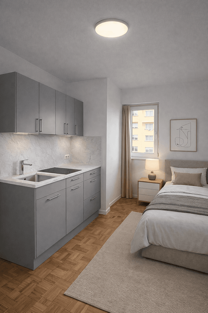 1 bedroom flat to rent, 25 m², Parkstrasse 3, Bad Vilbel, Hesse 1 bedroom flat to rent, 25 m², Parkstrasse 3, Bad Vilbel, Hesse