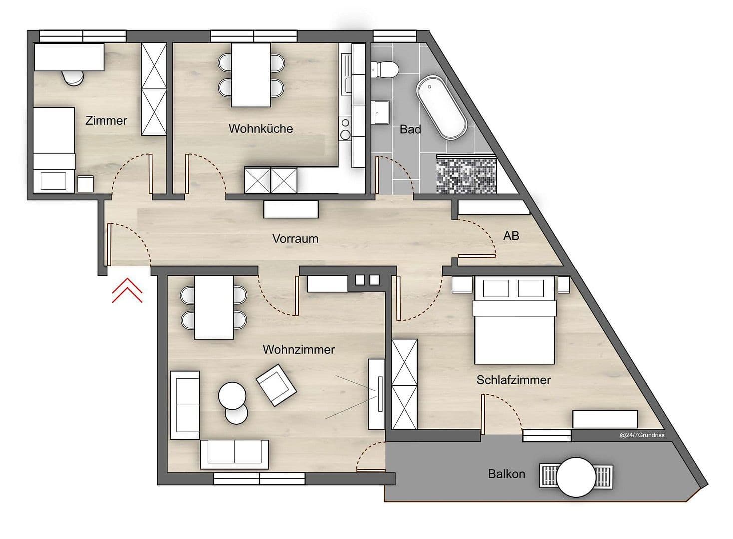 3 bedroom flat for sale, 91 m², Herbststr, Amberg, Bavaria 3 bedroom flat for sale, 91 m², Herbststr, Amberg, Bavaria