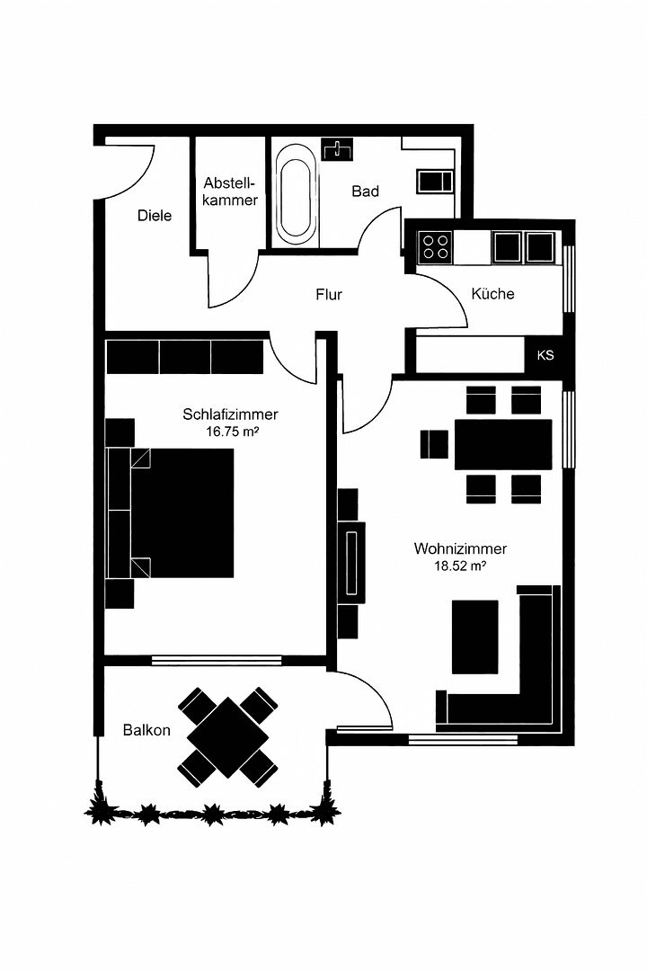 2 bedroom flat for sale, 62 m², Belgradstr. 66, München, Bavaria 2 bedroom flat for sale, 62 m², Belgradstr. 66, München, Bavaria