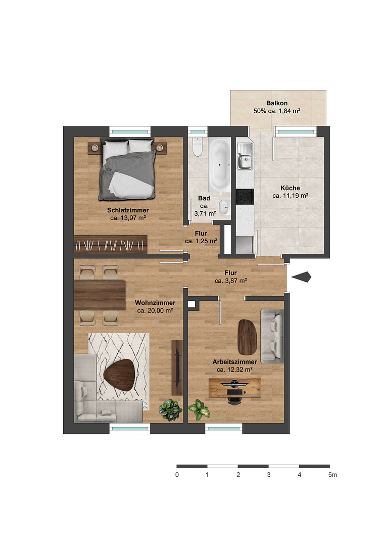 3 bedroom flat for sale, 68 m², Münster, North Rhine-Westphalia 3 bedroom flat for sale, 68 m², Münster, North Rhine-Westphalia