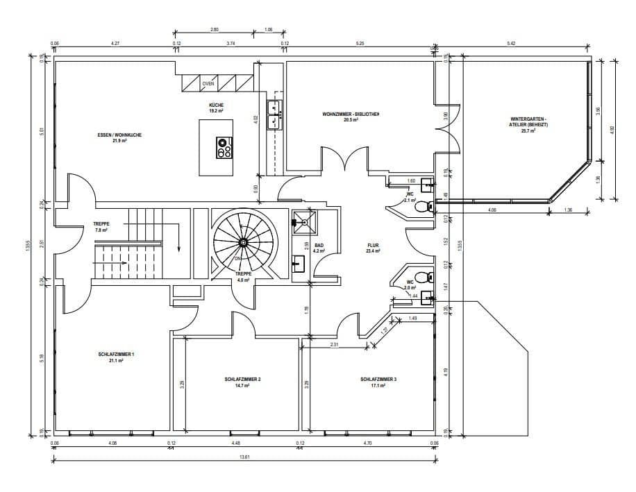 7 bedroom flat to rent, 312 m², Lehenstr. 25, Donaueschingen, Baden-Württemberg 7 bedroom flat to rent, 312 m², Lehenstr. 25, Donaueschingen, Baden-Württemberg