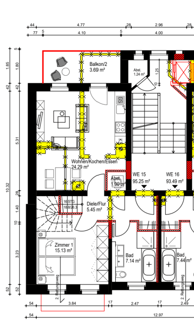 4 bedroom flat to rent, 96 m², Ostheimstraße 7, Leipzig, Saxony 4 bedroom flat to rent, 96 m², Ostheimstraße 7, Leipzig, Saxony