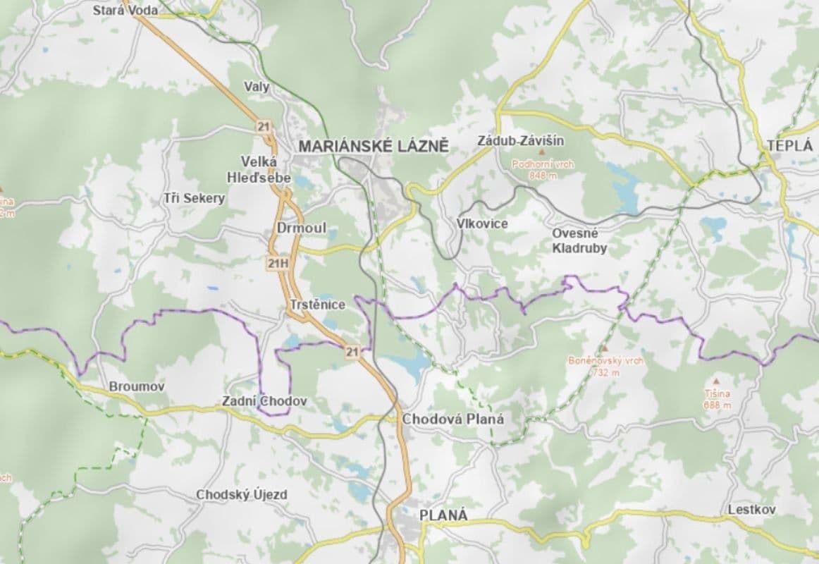 plot for sale, 2,595 m², Trstěnice, Karlovarský Region plot for sale, 2,595 m², Trstěnice, Karlovarský Region