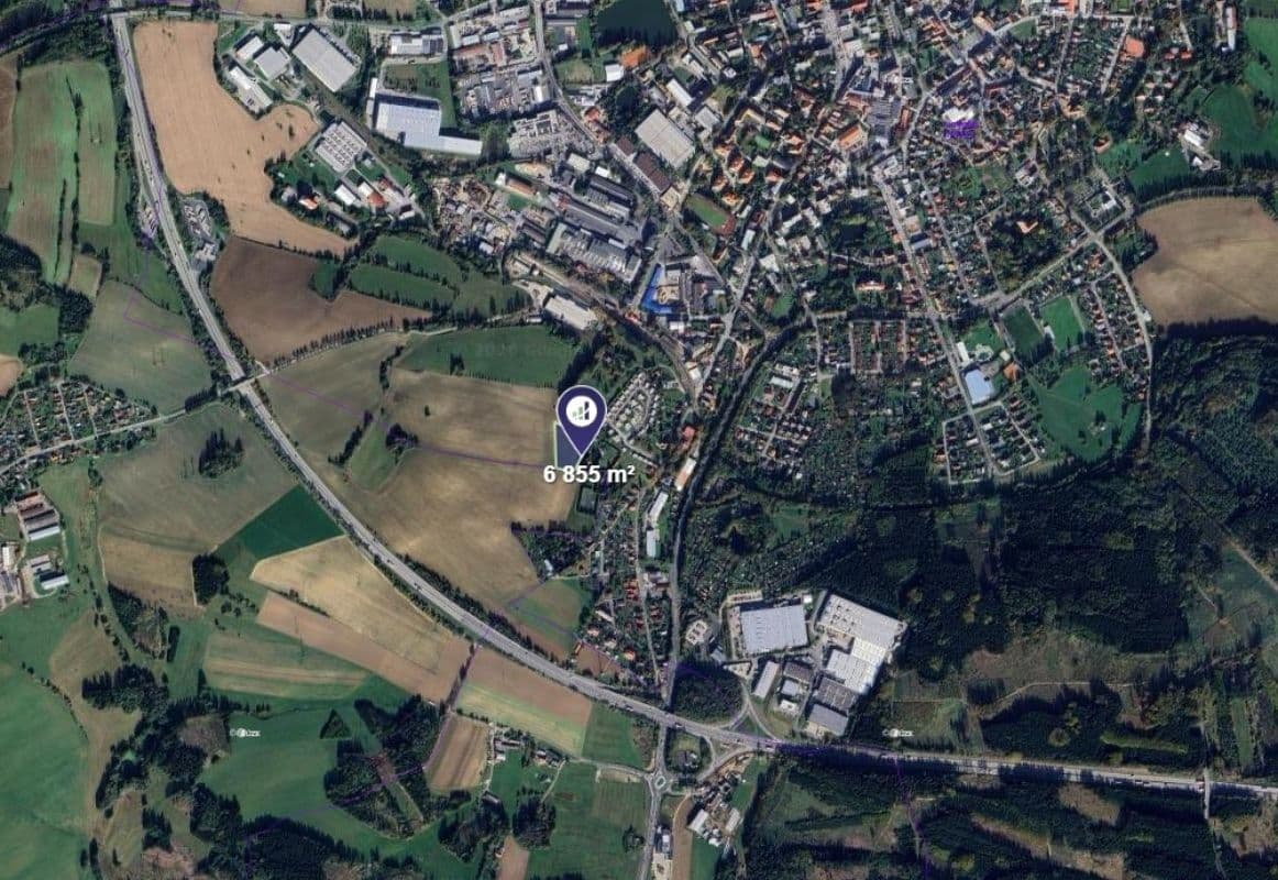 plot for sale, 6,855 m², Humpolec, Vysočina Region plot for sale, 6,855 m², Humpolec, Vysočina Region