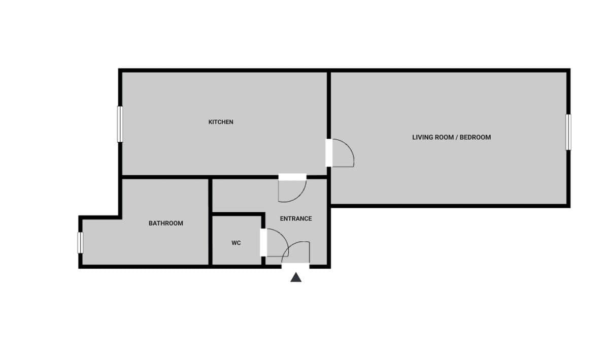 flat to rent, 43 m², Na Mokřině, Prague, Prague flat to rent, 43 m², Na Mokřině, Prague, Prague