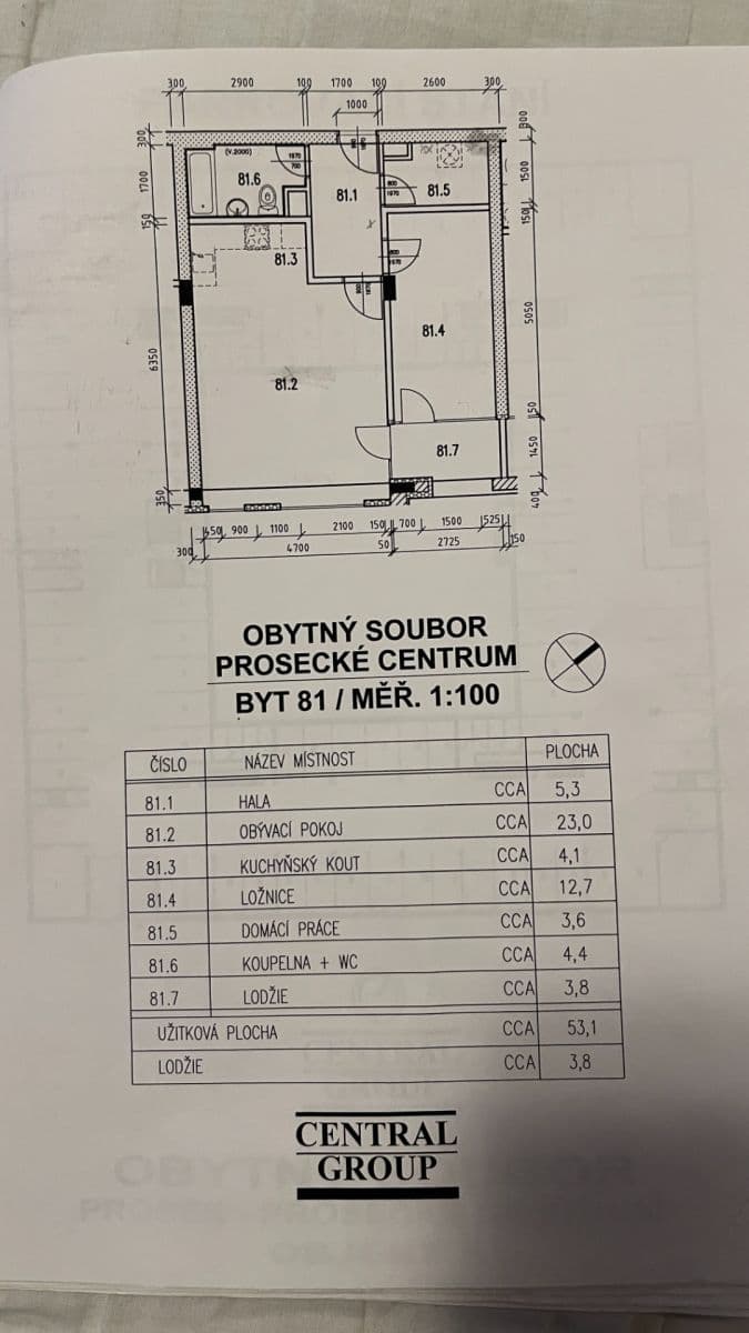 1 bedroom with open-plan kitchen flat for sale, 57 m², Nad Šestikopy, Prague, Prague 1 bedroom with open-plan kitchen flat for sale, 57 m², Nad Šestikopy, Prague, Prague