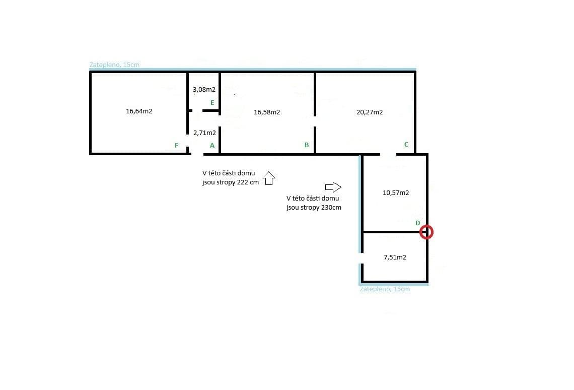 house for sale, 77 m², Velký Ořechov, Zlínský Region house for sale, 77 m², Velký Ořechov, Zlínský Region