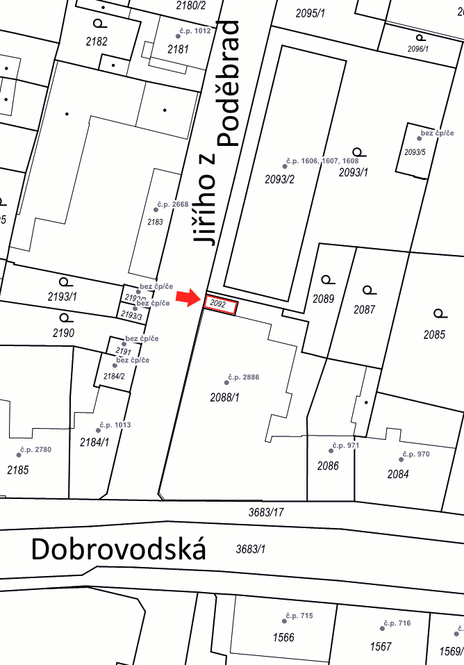 plot to rent, 17 m², Jiřího z Poděbrad, České Budějovice, Jihočeský Region plot to rent, 17 m², Jiřího z Poděbrad, České Budějovice, Jihočeský Region