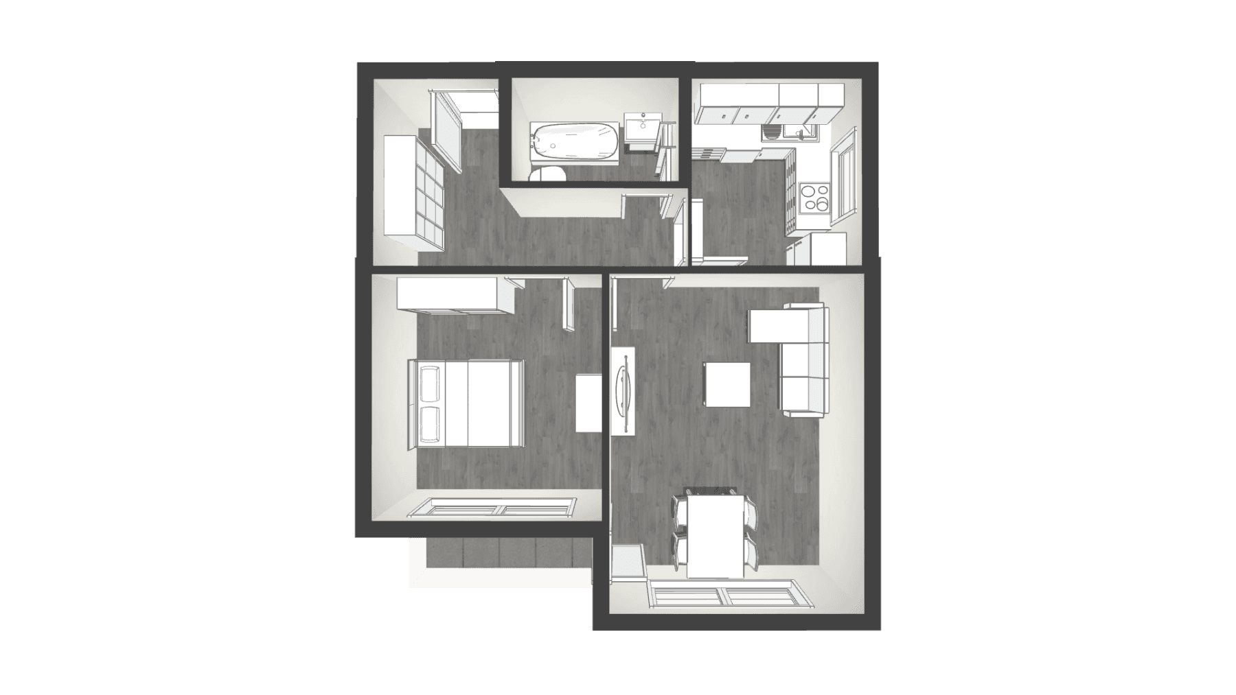 2 bedroom flat to rent, 54 m², Böcklerstraße 32, Hamburg, Hamburg 2 bedroom flat to rent, 54 m², Böcklerstraße 32, Hamburg, Hamburg