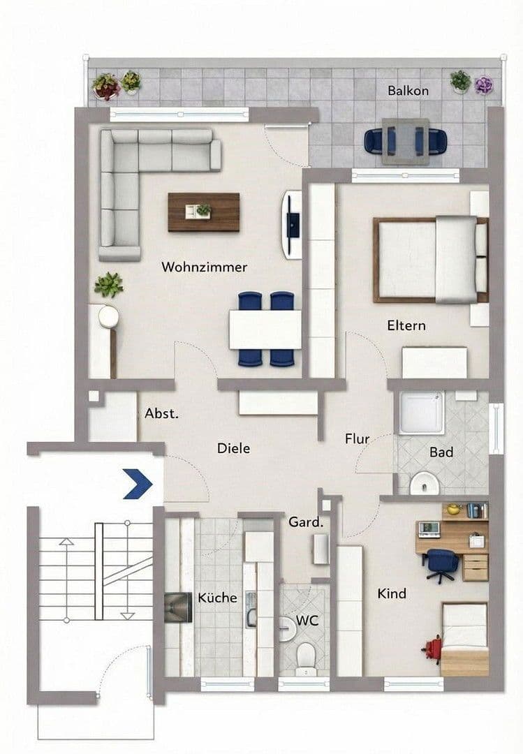 3 bedroom flat for sale, 78 m², Adam-Krafft-Str. 7e, Bamberg, Bavaria 3 bedroom flat for sale, 78 m², Adam-Krafft-Str. 7e, Bamberg, Bavaria