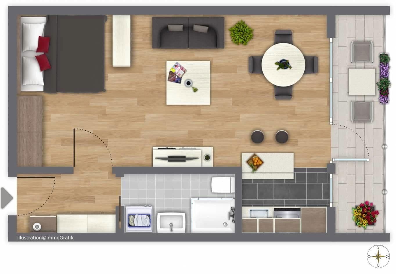 1 bedroom flat for sale, 36 m², Drygalki Allee 118, München, Bavaria 1 bedroom flat for sale, 36 m², Drygalki Allee 118, München, Bavaria