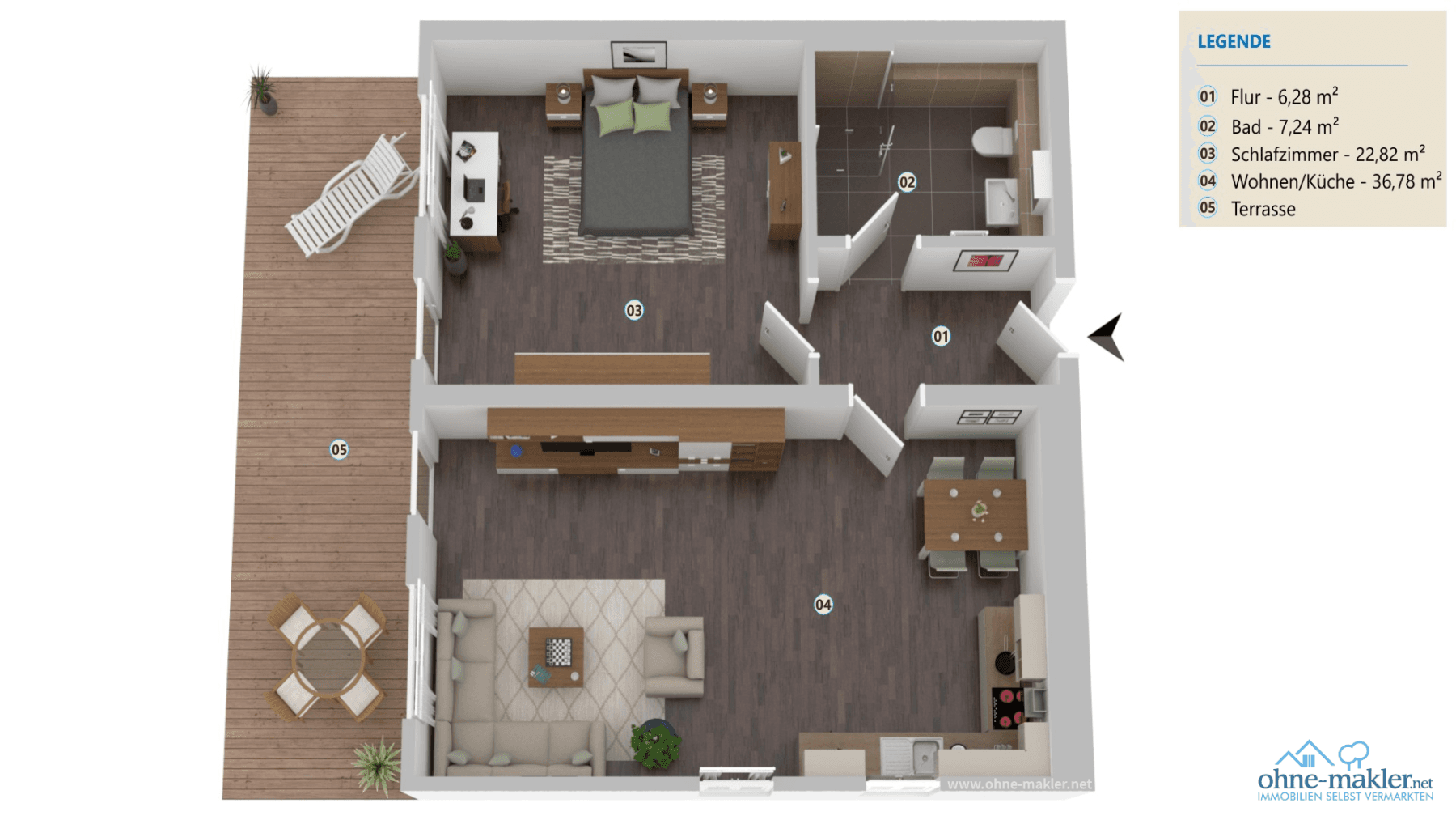 2 bedroom flat to rent, 80 m², Am Kanal 40, Rüdersdorf bei Berlin, Brandenburg 2 bedroom flat to rent, 80 m², Am Kanal 40, Rüdersdorf bei Berlin, Brandenburg