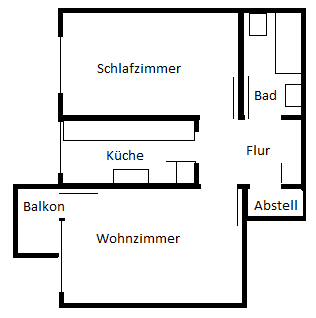2 bedroom flat to rent, 54 m², Hausenerweg 29, Frankfurt - Rödelheim, Hesse 2 bedroom flat to rent, 54 m², Hausenerweg 29, Frankfurt - Rödelheim, Hesse