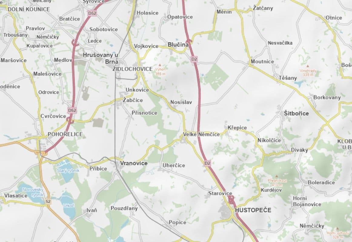 plot for sale, 3,061 m², Přísnotice, Jihomoravský Region plot for sale, 3,061 m², Přísnotice, Jihomoravský Region