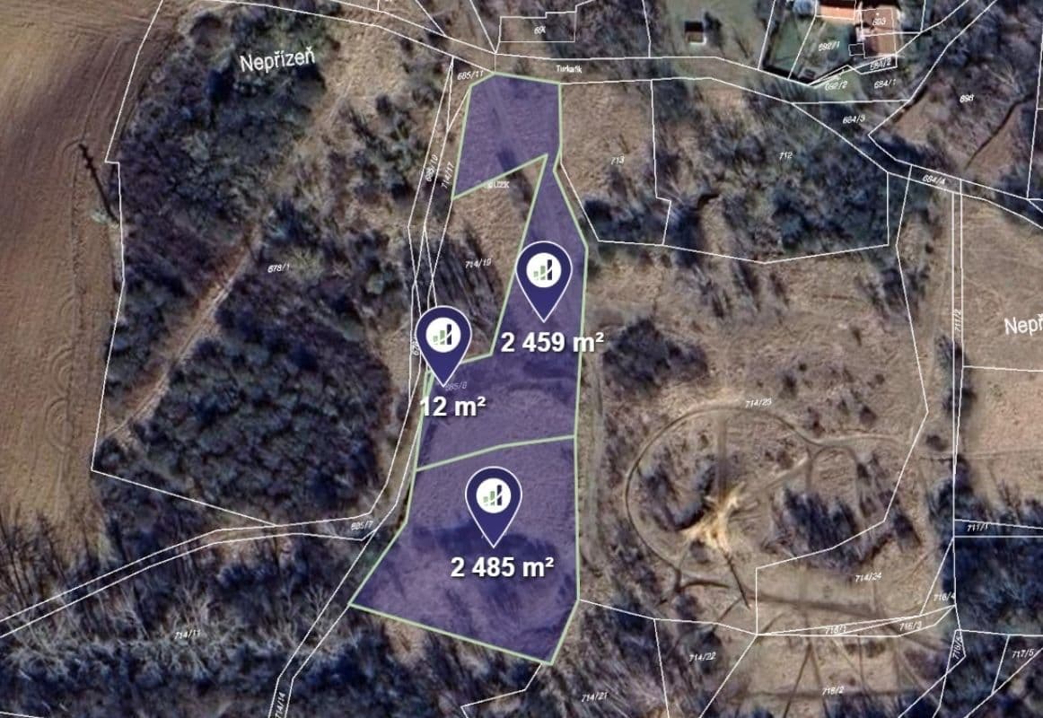 plot for sale, 4,956 m², Kutná Hora, Středočeský Region plot for sale, 4,956 m², Kutná Hora, Středočeský Region