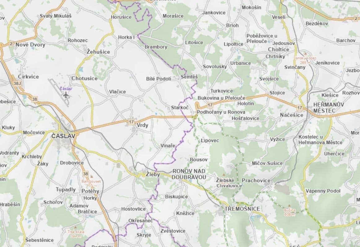 plot for sale, 1,632 m², Vrdy, Středočeský Region plot for sale, 1,632 m², Vrdy, Středočeský Region