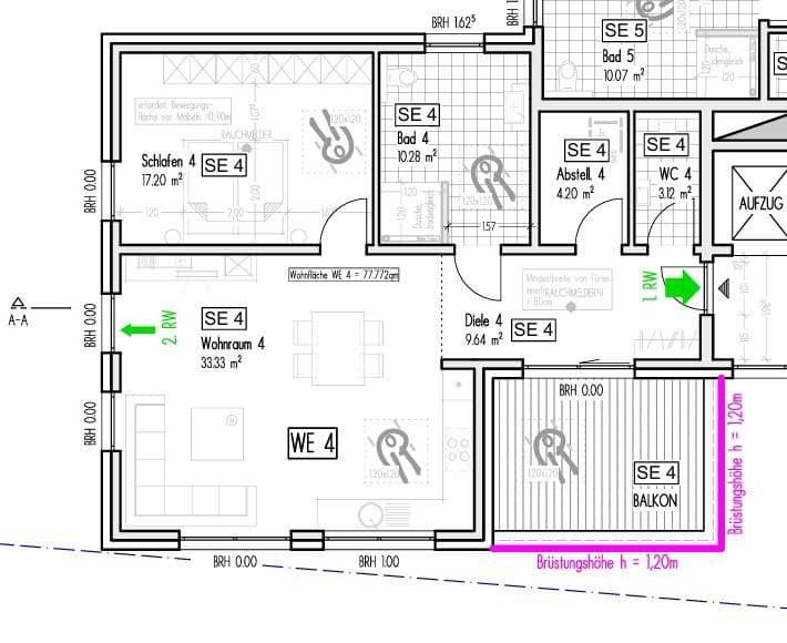 2 bedroom flat for sale, 84 m², Justinastraße 37, Jülich, North Rhine-Westphalia 2 bedroom flat for sale, 84 m², Justinastraße 37, Jülich, North Rhine-Westphalia