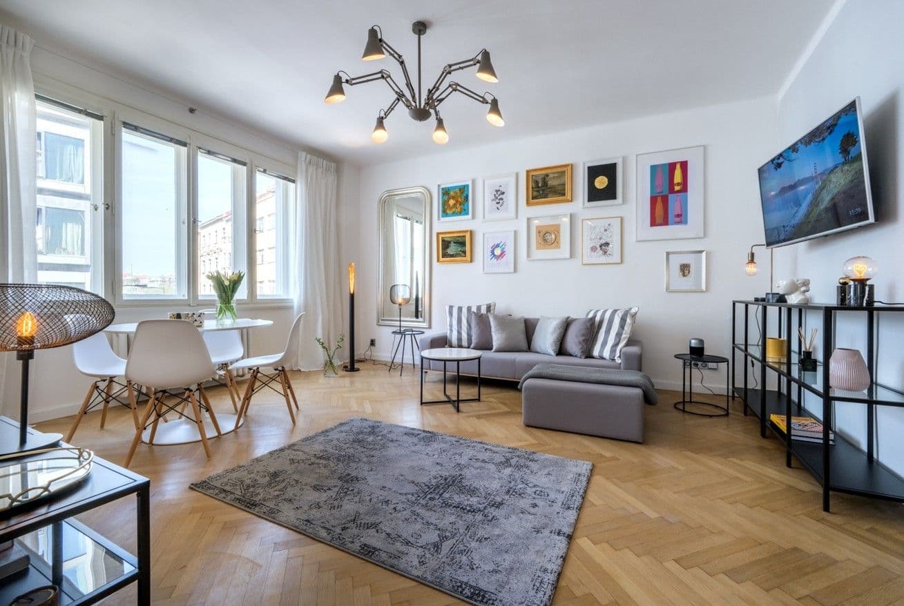 1 bedroom with open-plan kitchen flat to rent, 52 m², Lodecká, Prague, Prague 1 bedroom with open-plan kitchen flat to rent, 52 m², Lodecká, Prague, Prague