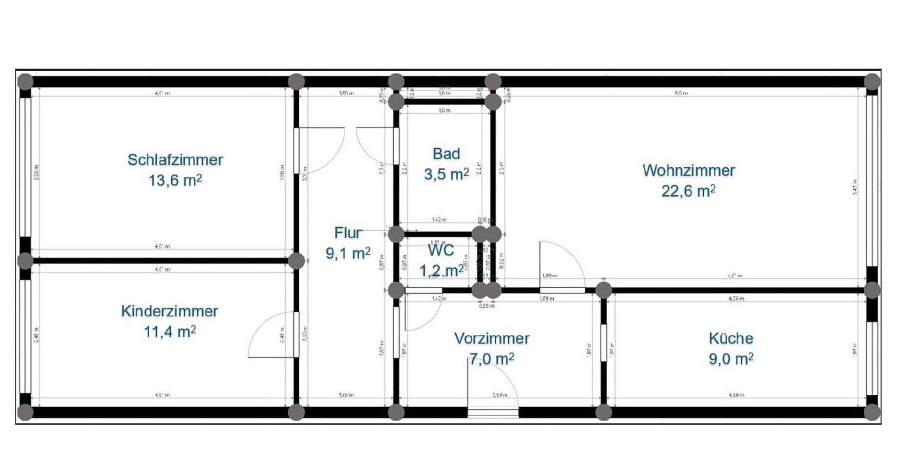 3 bedroom flat to rent, 79 m², Gentzgasse 129, Wien, Vienna 3 bedroom flat to rent, 79 m², Gentzgasse 129, Wien, Vienna