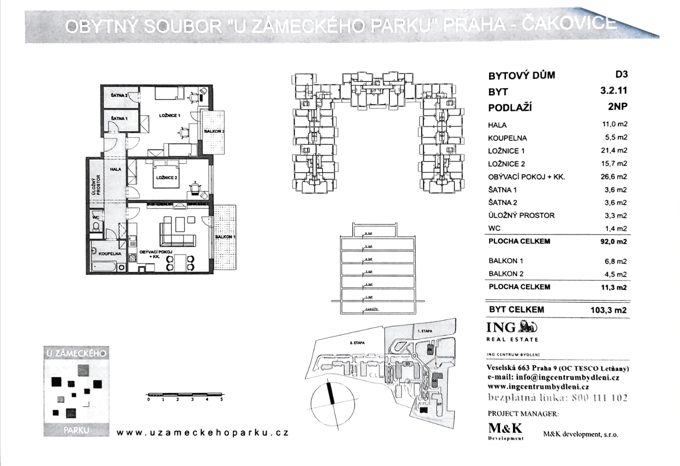 2 bedroom with open-plan kitchen flat to rent, 92 m², Hakenova, Prague, Prague 2 bedroom with open-plan kitchen flat to rent, 92 m², Hakenova, Prague, Prague