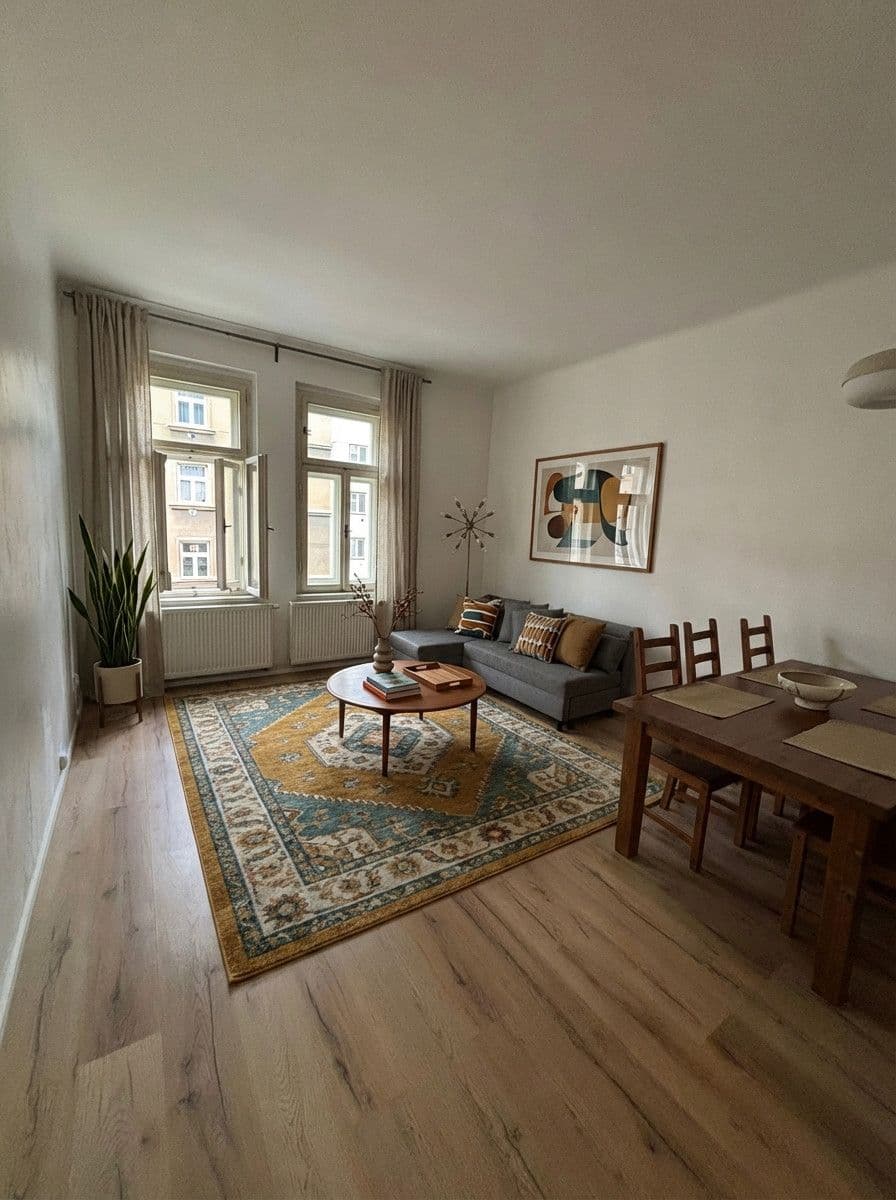 1 bedroom with open-plan kitchen flat to rent, 50 m², Hartigova, Prague, Prague 1 bedroom with open-plan kitchen flat to rent, 50 m², Hartigova, Prague, Prague