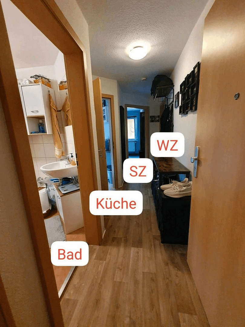 2 bedroom flat to rent, 48 m², Jena, Thuringia 2 bedroom flat to rent, 48 m², Jena, Thuringia