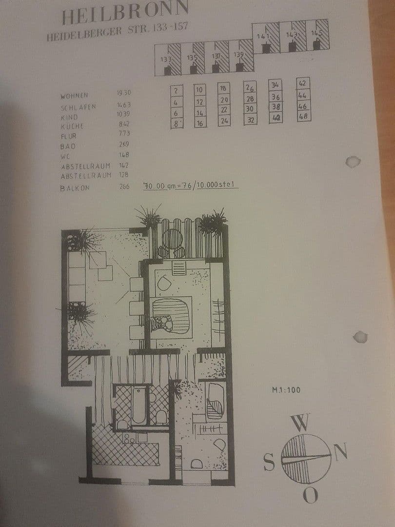 3 bedroom flat for sale, 70 m², Heidelberger Straße 137, Heilbronn, Baden-Württemberg 3 bedroom flat for sale, 70 m², Heidelberger Straße 137, Heilbronn, Baden-Württemberg