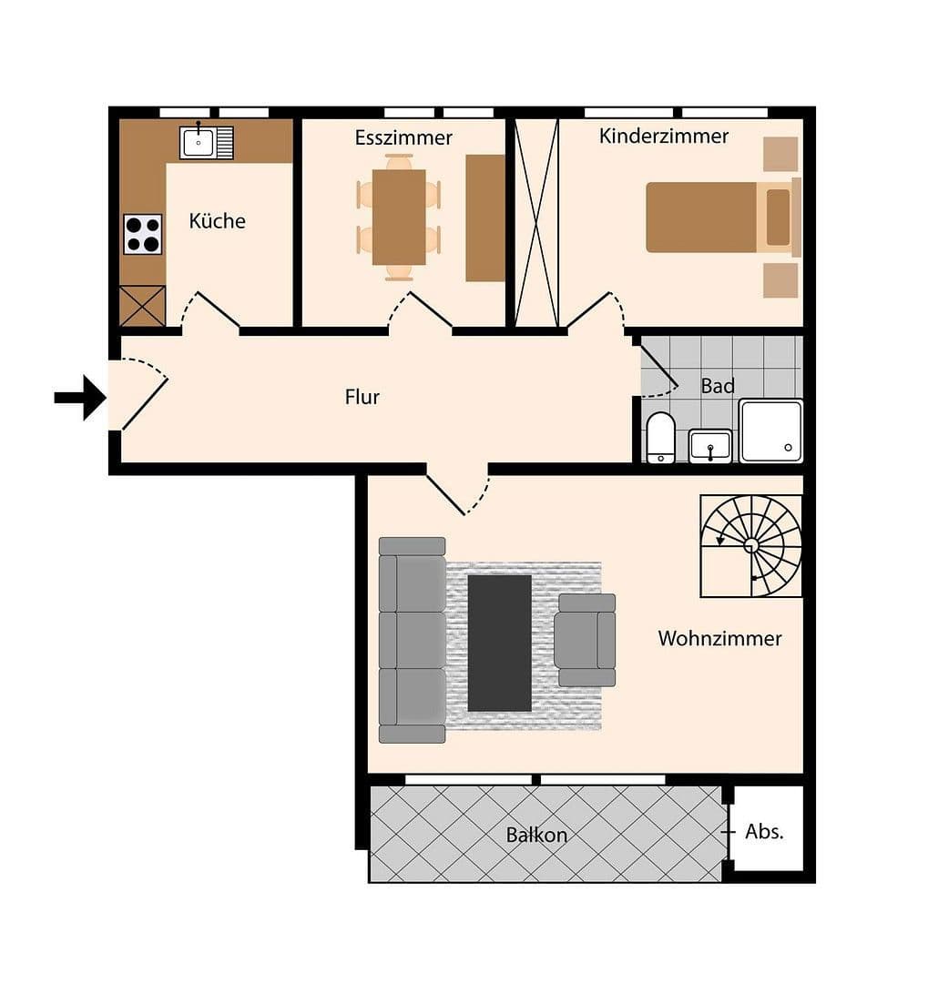 4 bedroom flat for sale, 103 m², Wengestraße 11, Dortmund, North Rhine-Westphalia 4 bedroom flat for sale, 103 m², Wengestraße 11, Dortmund, North Rhine-Westphalia