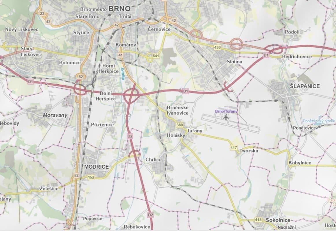 plot for sale, 4,169 m², Brno, Jihomoravský Region plot for sale, 4,169 m², Brno, Jihomoravský Region