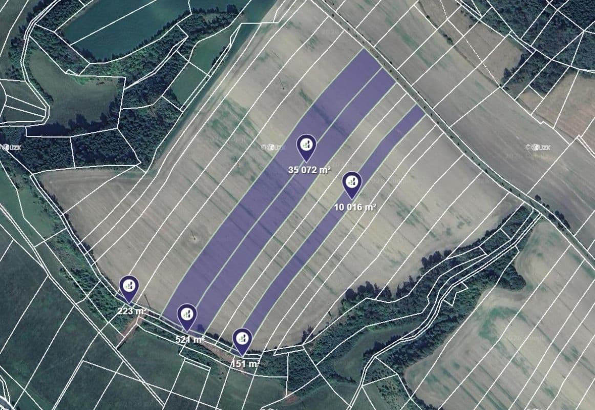 plot for sale, 76,144 m², Střemošice, Pardubický Region plot for sale, 76,144 m², Střemošice, Pardubický Region