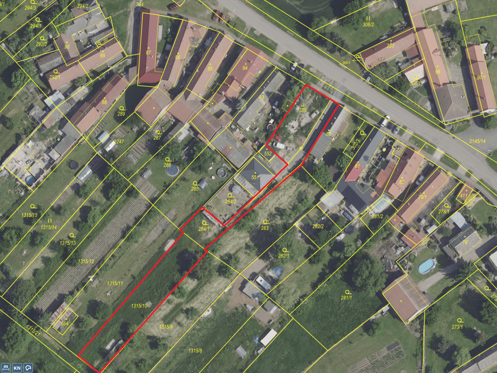 plot for sale, 1,621 m², Chotusice, Středočeský Region plot for sale, 1,621 m², Chotusice, Středočeský Region