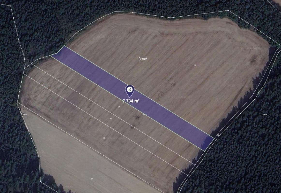 plot for sale, 3,867 m², Černíny, Středočeský Region plot for sale, 3,867 m², Černíny, Středočeský Region