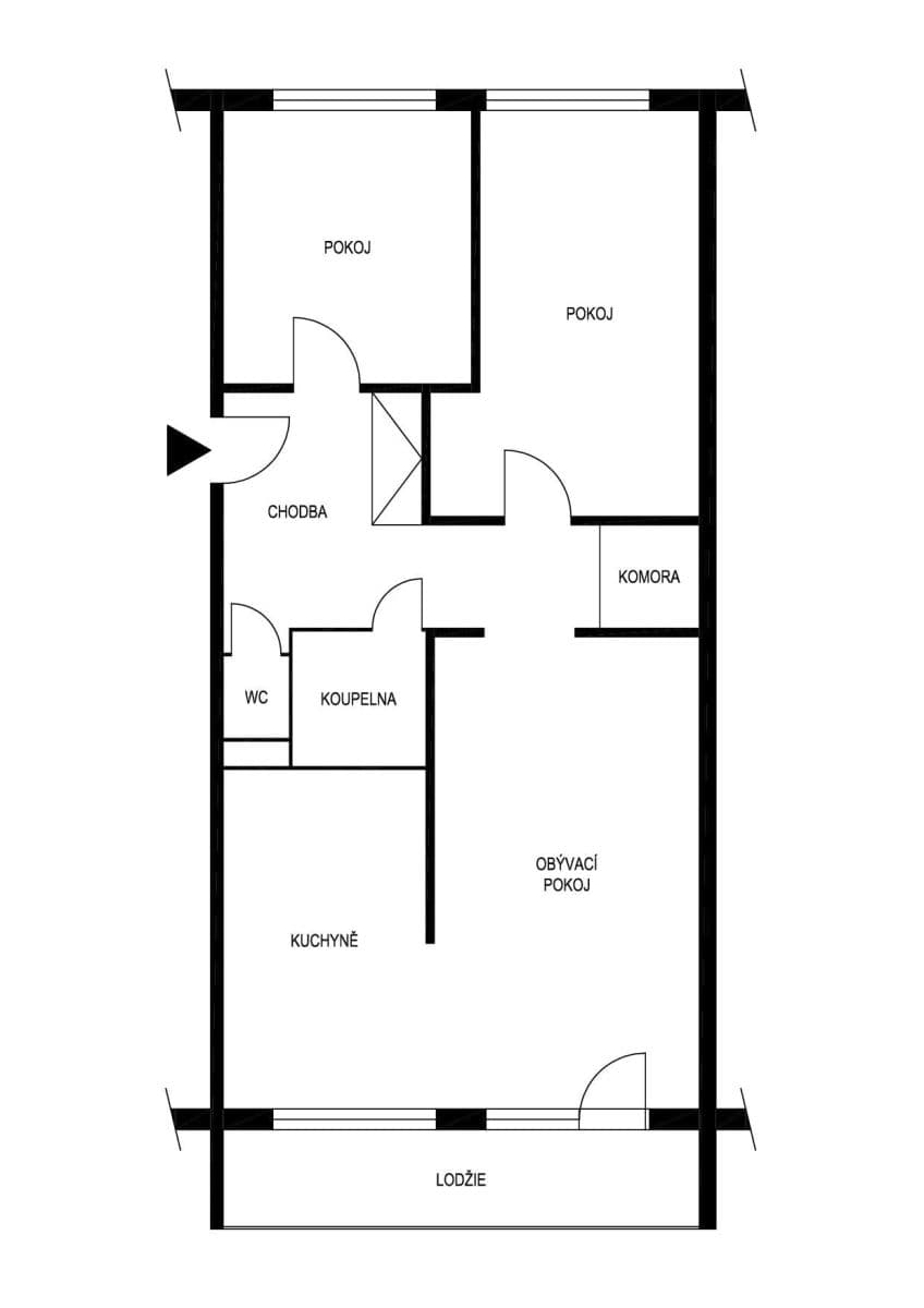 2 bedroom with open-plan kitchen flat for sale, 72 m², Bezručova, Mělník, Středočeský Region 2 bedroom with open-plan kitchen flat for sale, 72 m², Bezručova, Mělník, Středočeský Region