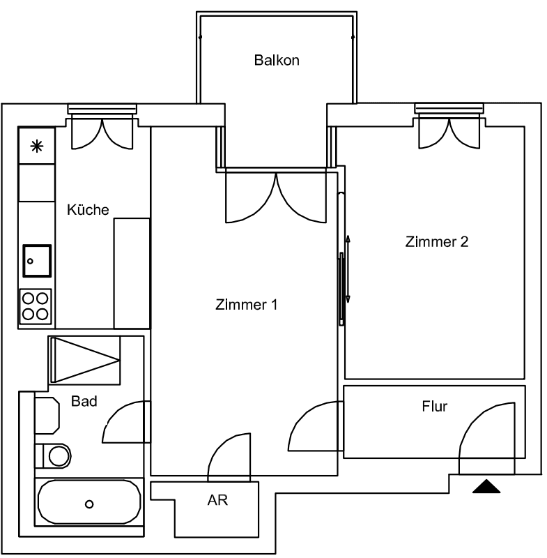 2 bedroom flat to rent, 54 m², Wilhelm-Caspar-Wegely-Platz 4, Berlin, Berlin 2 bedroom flat to rent, 54 m², Wilhelm-Caspar-Wegely-Platz 4, Berlin, Berlin