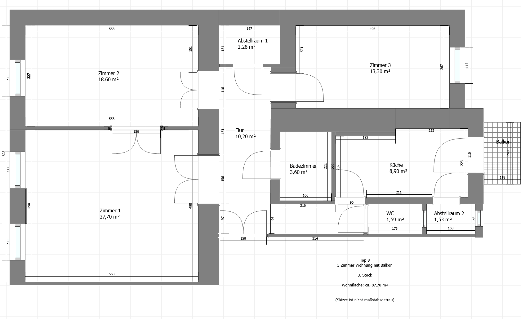3 bedroom flat for sale, 87 m², Pestalozzistraße 28, Graz, Styria 3 bedroom flat for sale, 87 m², Pestalozzistraße 28, Graz, Styria