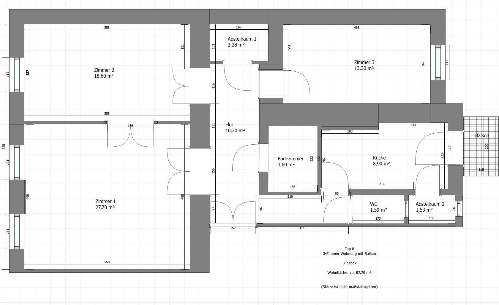 3 bedroom flat for sale, 87 m², Pestalozzistraße 28, Graz, Styria 3 bedroom flat for sale, 87 m², Pestalozzistraße 28, Graz, Styria