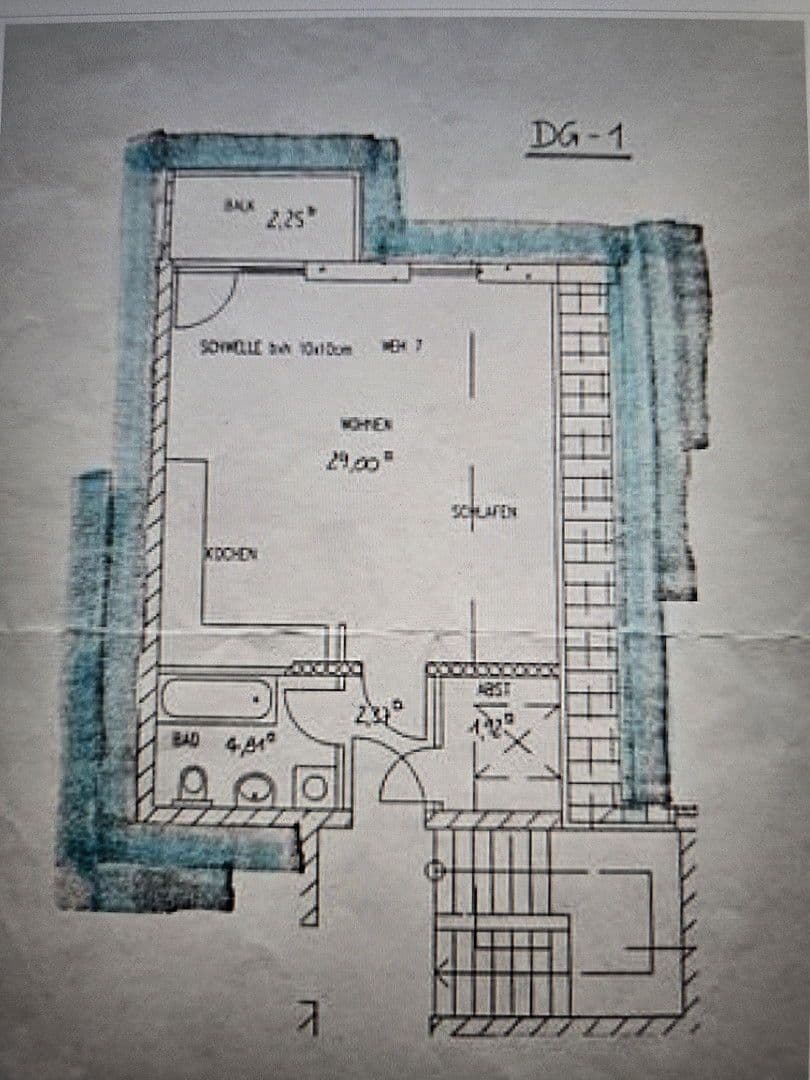 Studio flat to rent, 40 m², Ingelheim am Rhein, Rhineland-Palatinate Studio flat to rent, 40 m², Ingelheim am Rhein, Rhineland-Palatinate