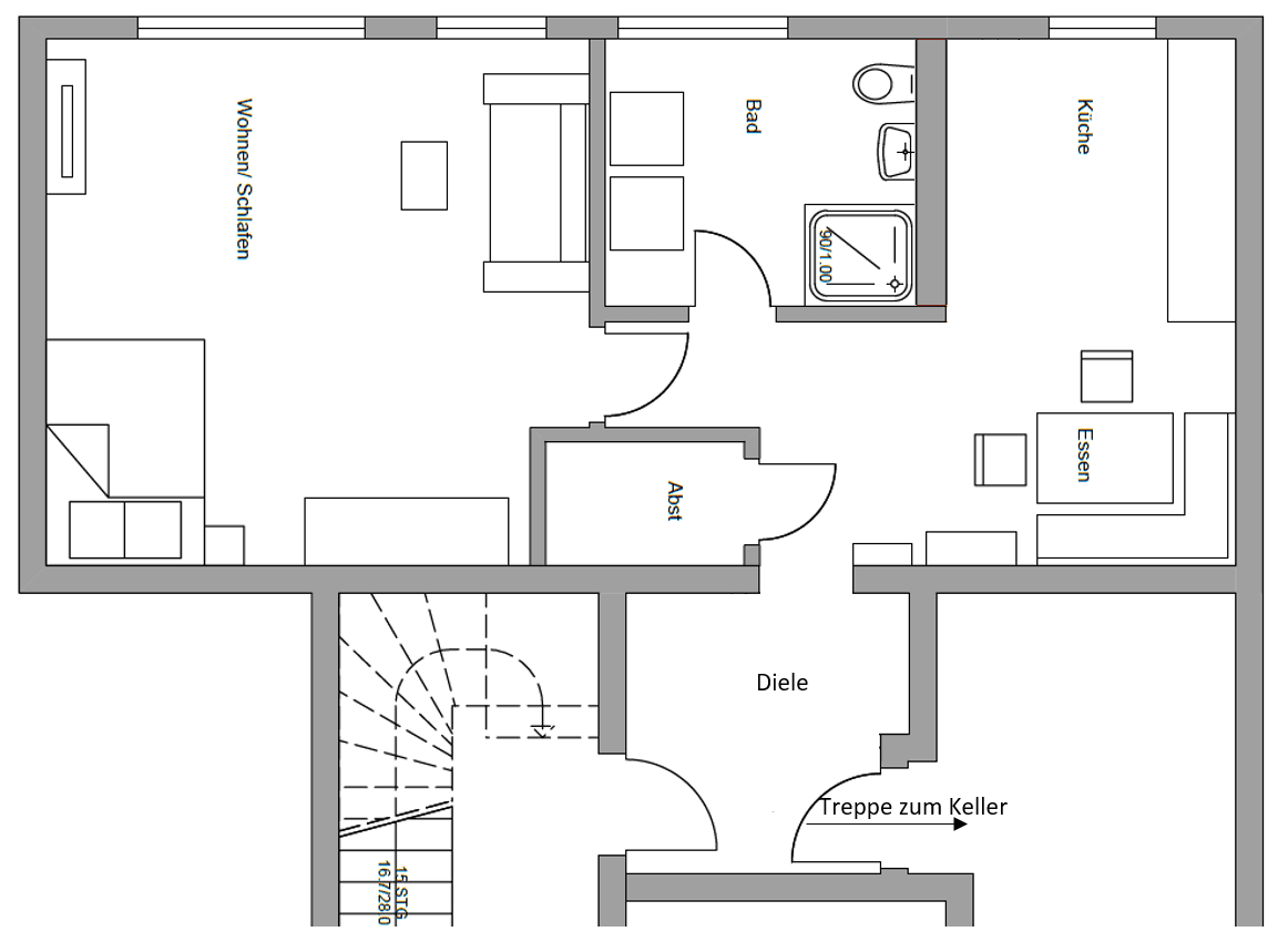 Studio flat to rent, 61 m², Oberdorfstraße 32, Baiersbronn, Baden-Württemberg Studio flat to rent, 61 m², Oberdorfstraße 32, Baiersbronn, Baden-Württemberg