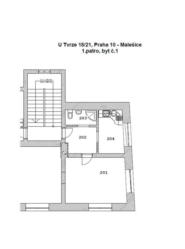 1 bedroom flat to rent, 33 m², U Tvrze, Prague, Prague 1 bedroom flat to rent, 33 m², U Tvrze, Prague, Prague