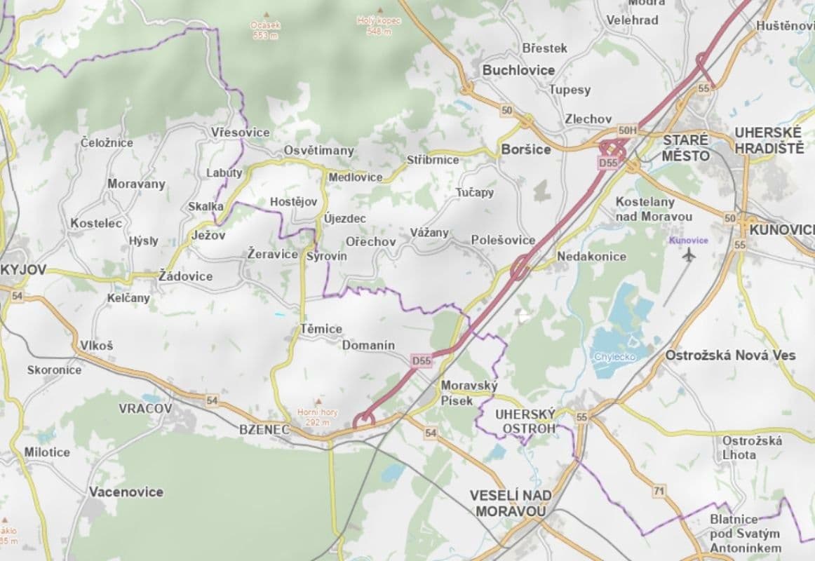plot for sale, 2,187 m², Těmice, Jihomoravský Region plot for sale, 2,187 m², Těmice, Jihomoravský Region