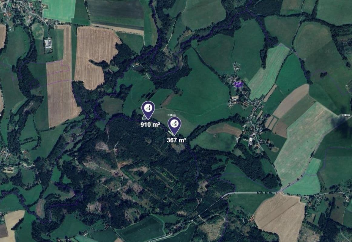 plot for sale, 1,277 m², Prosíčka, Vysočina Region plot for sale, 1,277 m², Prosíčka, Vysočina Region