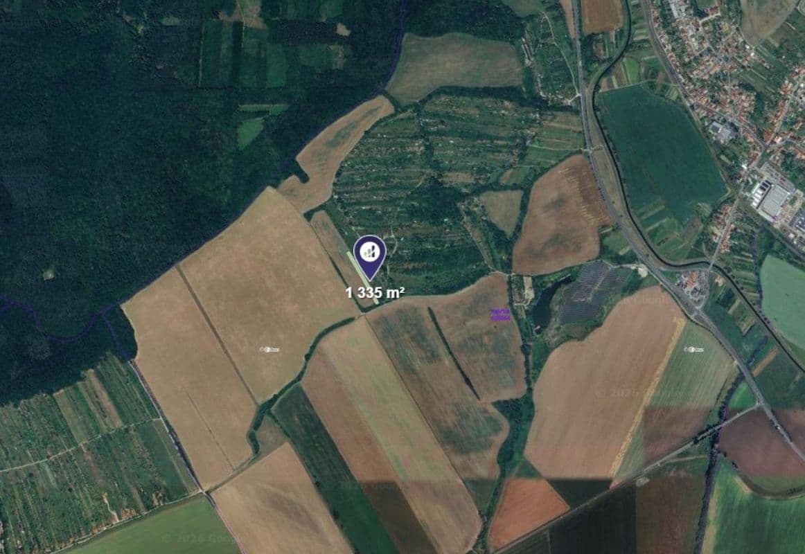 plot for sale, 1,335 m², Uherský Brod, Zlínský Region plot for sale, 1,335 m², Uherský Brod, Zlínský Region