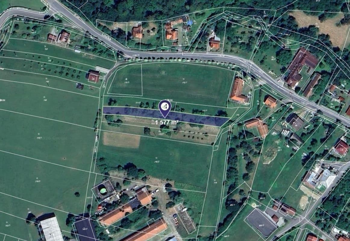 plot for sale, 591 m², Podolí, Zlínský Region plot for sale, 591 m², Podolí, Zlínský Region