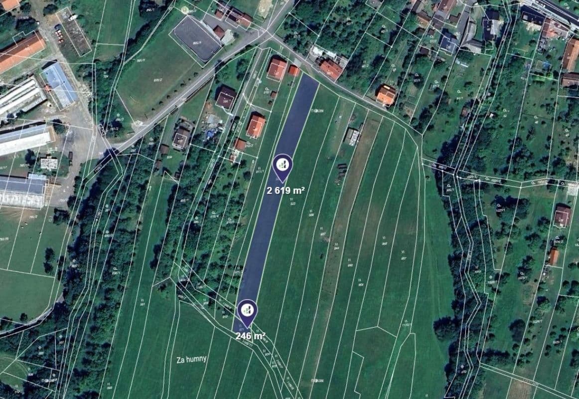 plot for sale, 1,791 m², Podolí, Zlínský Region plot for sale, 1,791 m², Podolí, Zlínský Region